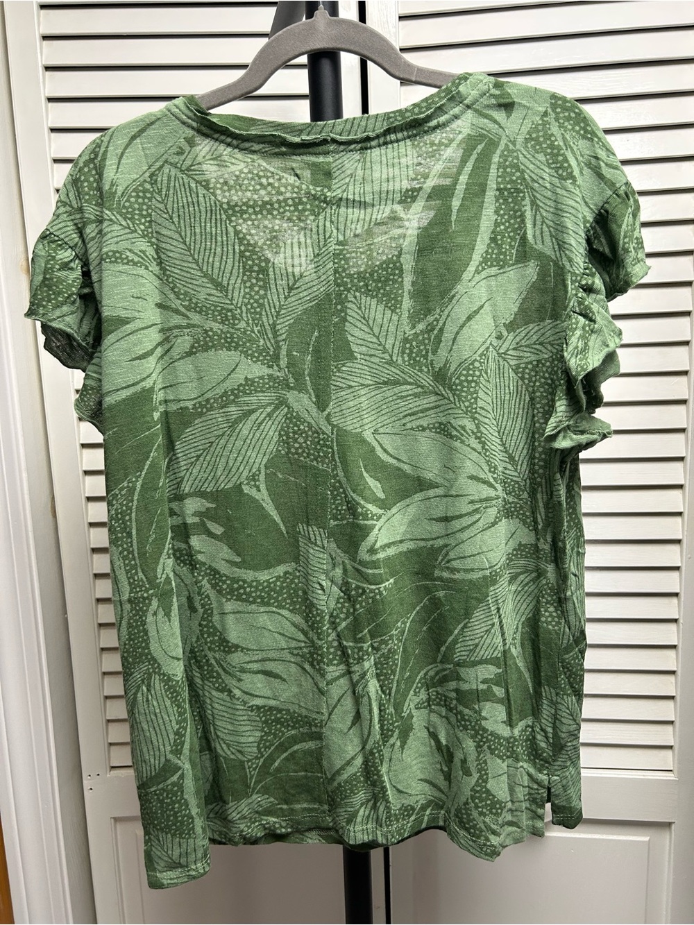 Nwot Pilcro Heritage ruffle tee tunic top - Picture 6 of 6
